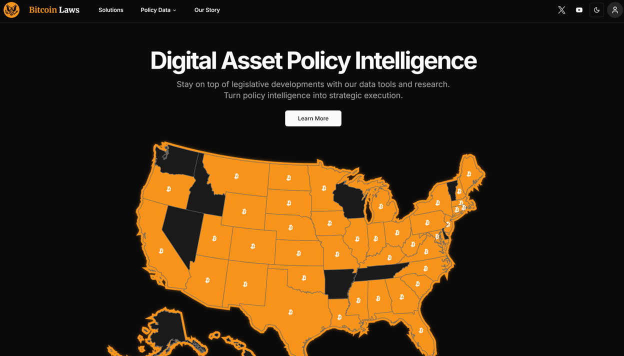 Bitcoin Laws Map
